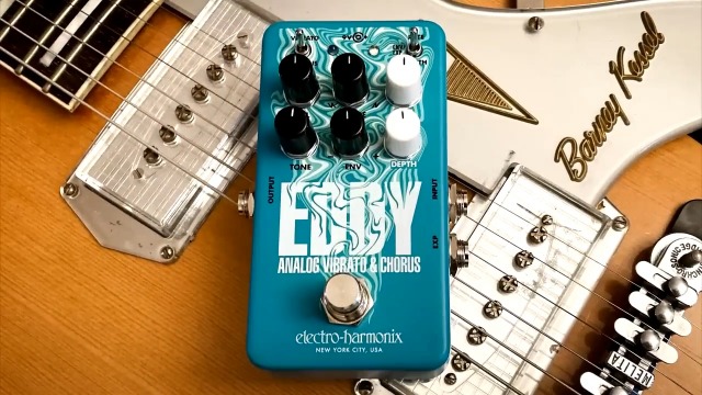 Amazon.com: Electro-Harmonix EHX Eddy Vibrato Chorus Guitar Effect