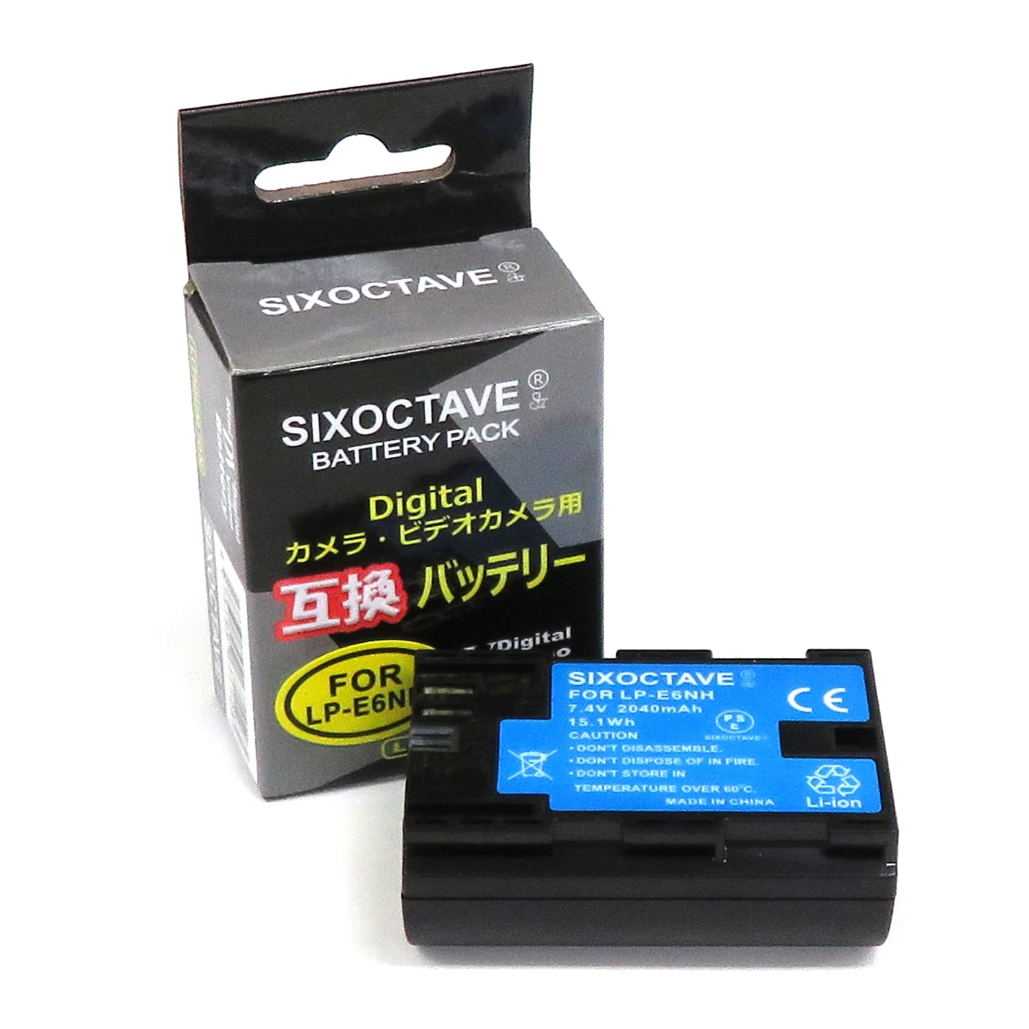 Amazon | SIXOCTAVE 最新ICチップ搭載 LP-E6NH LP-E6N LP-E6 互換