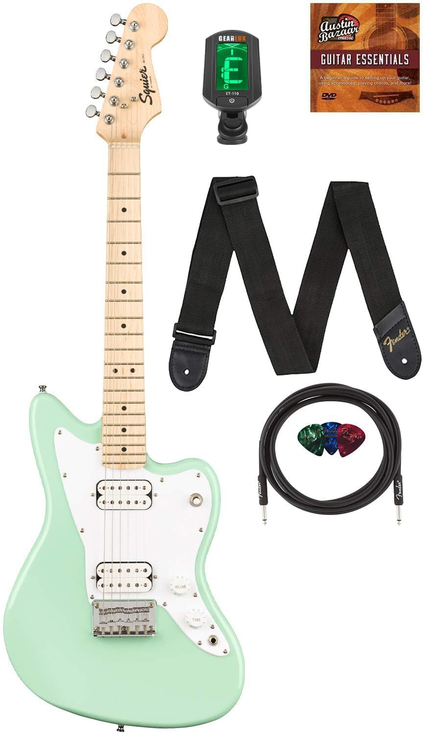 Amazon.com: Fender Squier 3/4-Size Kids Mini Jazzmaster Electric