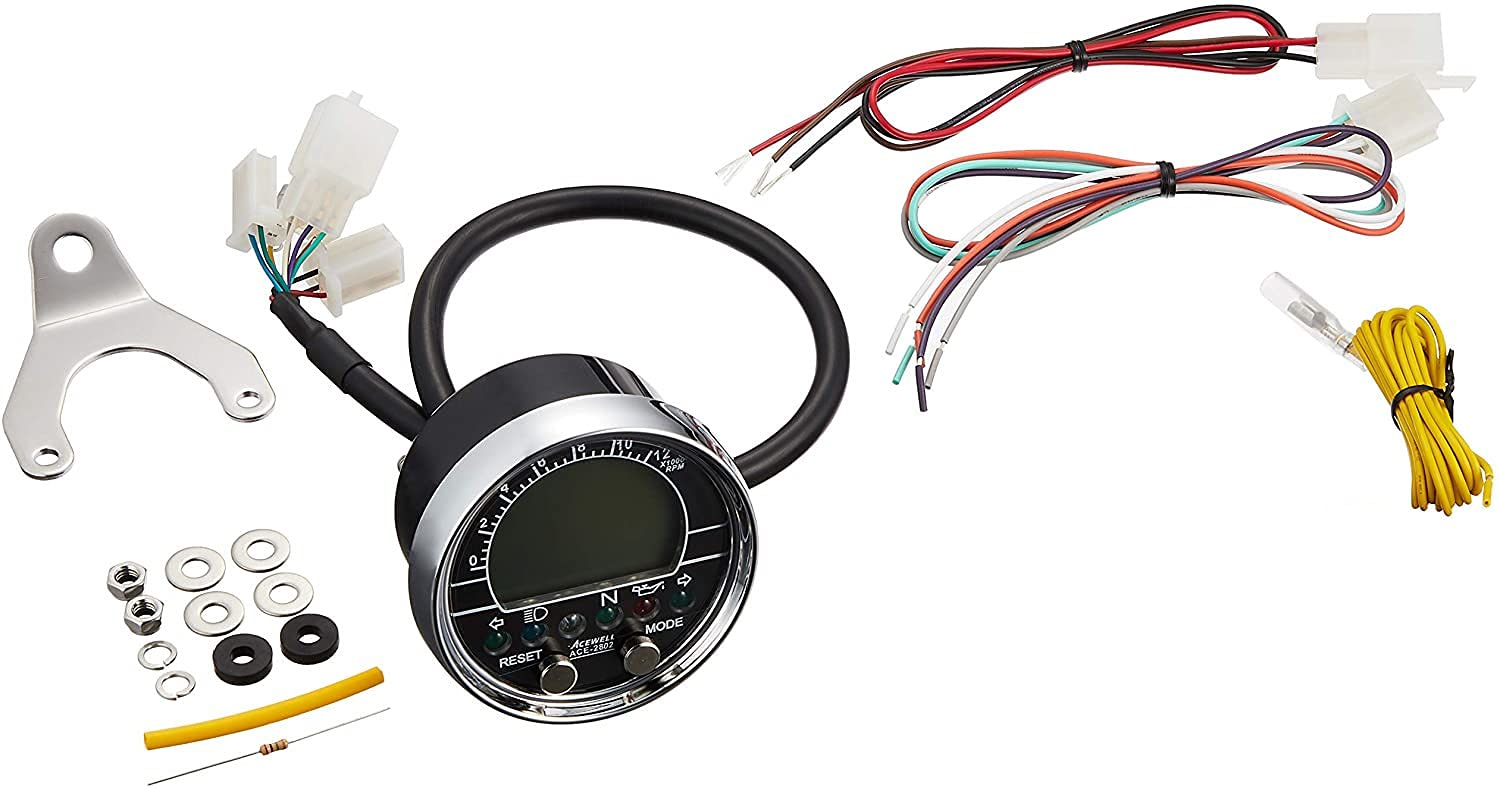 Amazon | ACEWELL(エースウェル) デジタルメーター 多機能 ACE-2802