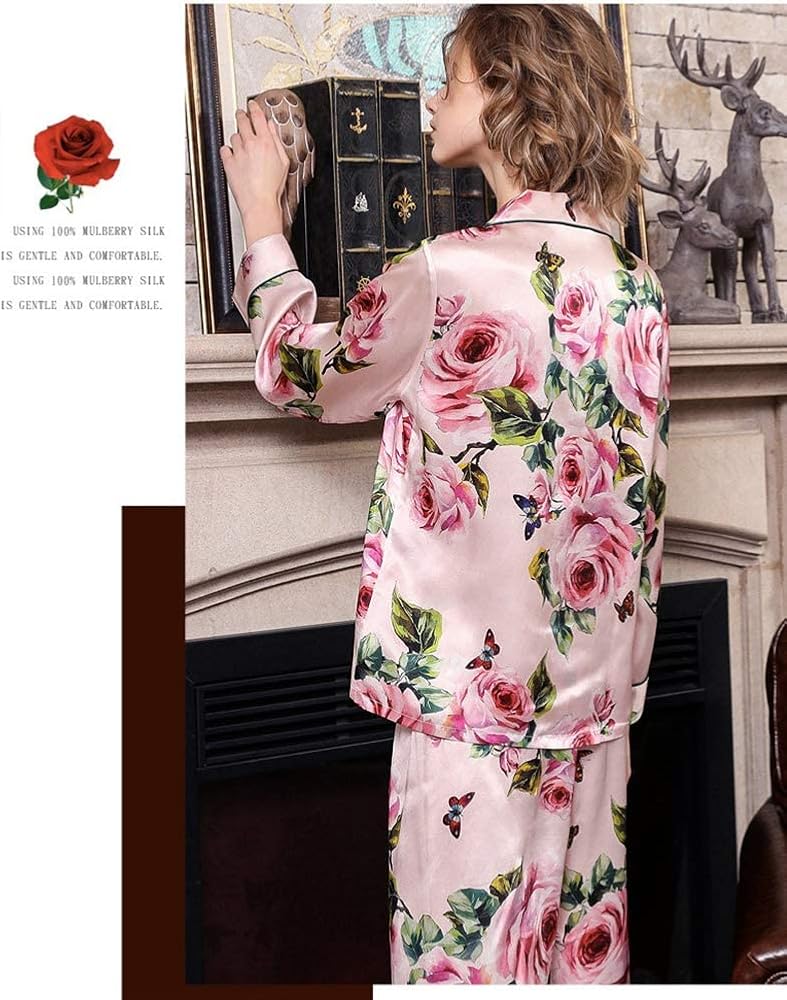 Amazon | (MAYUDAMAシルク)シルク パジャマ シルク100％ 絹100％ 優雅