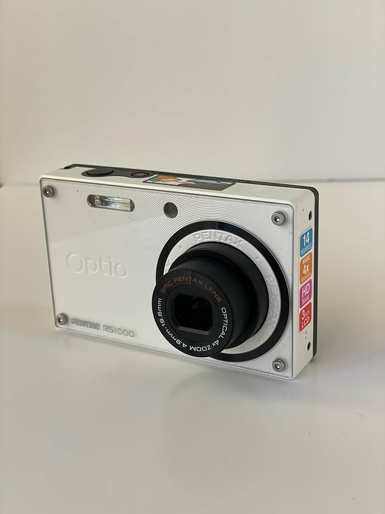 Amazon | PENTAX デジタルカメラ Optio RS1000 ホワイト 1400万画素