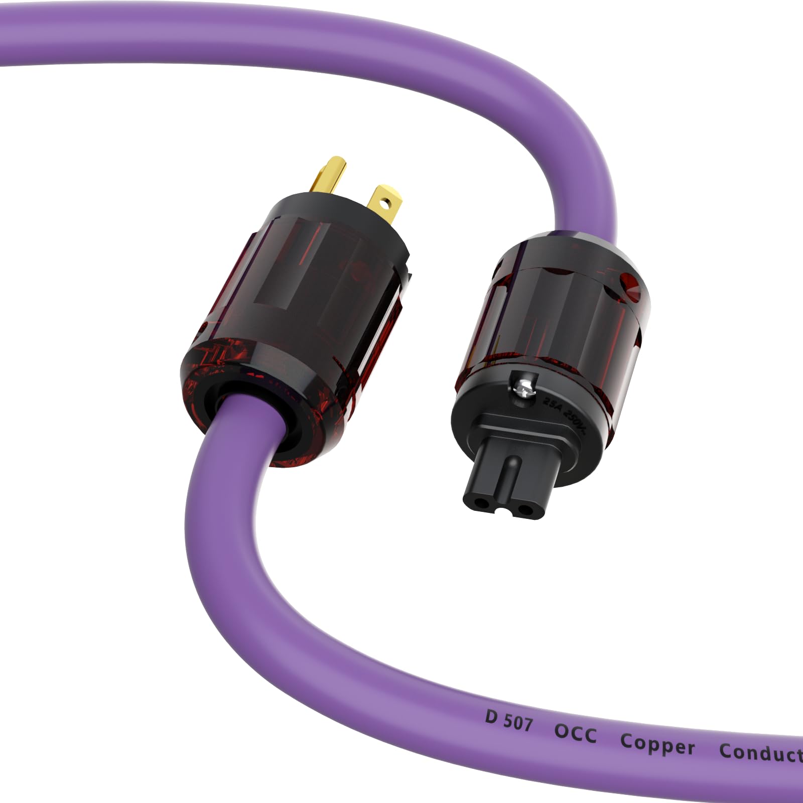 Amazon | Preffair メガネ電源ケーブルオーディオマニアHiFiオーディオ