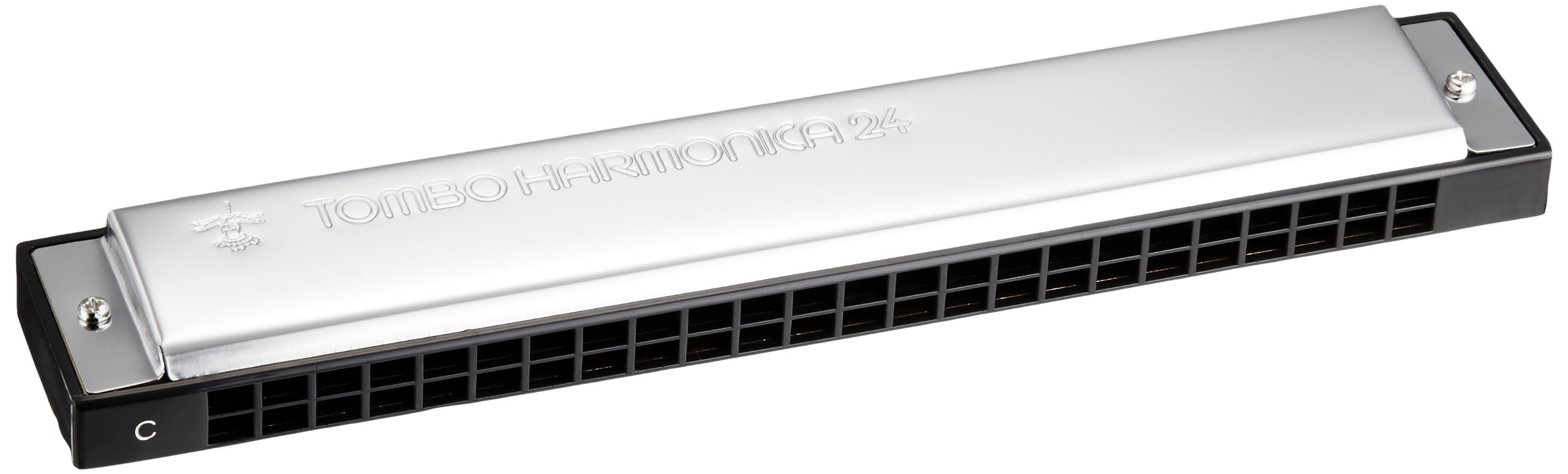 Amazon.co.jp: TOMBO 複音ハーモニカ C調 トンボバンド 24穴 3124