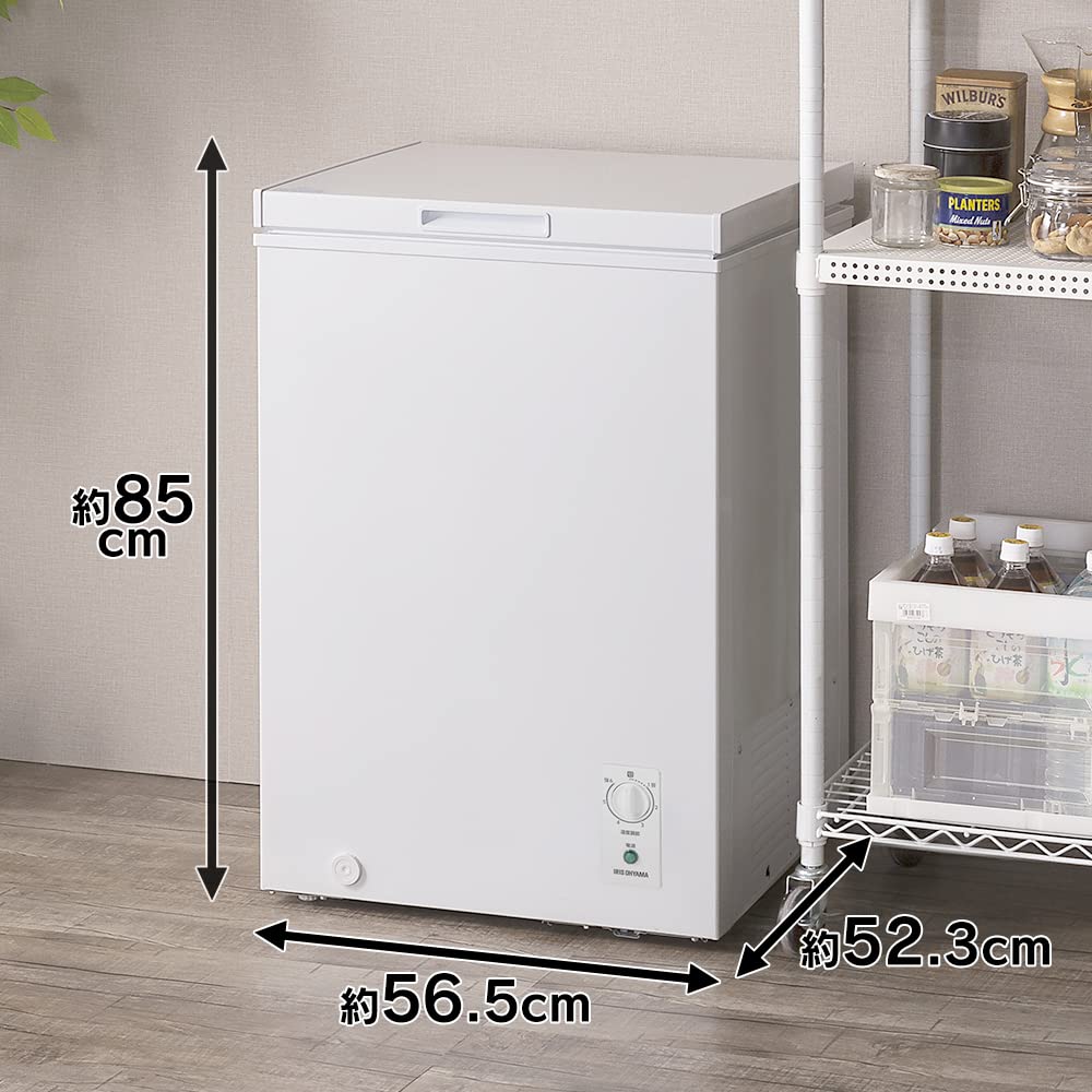 51071 アイリスオーヤマ 冷凍庫 PF-A100TD 2020年製 51071 アイリス