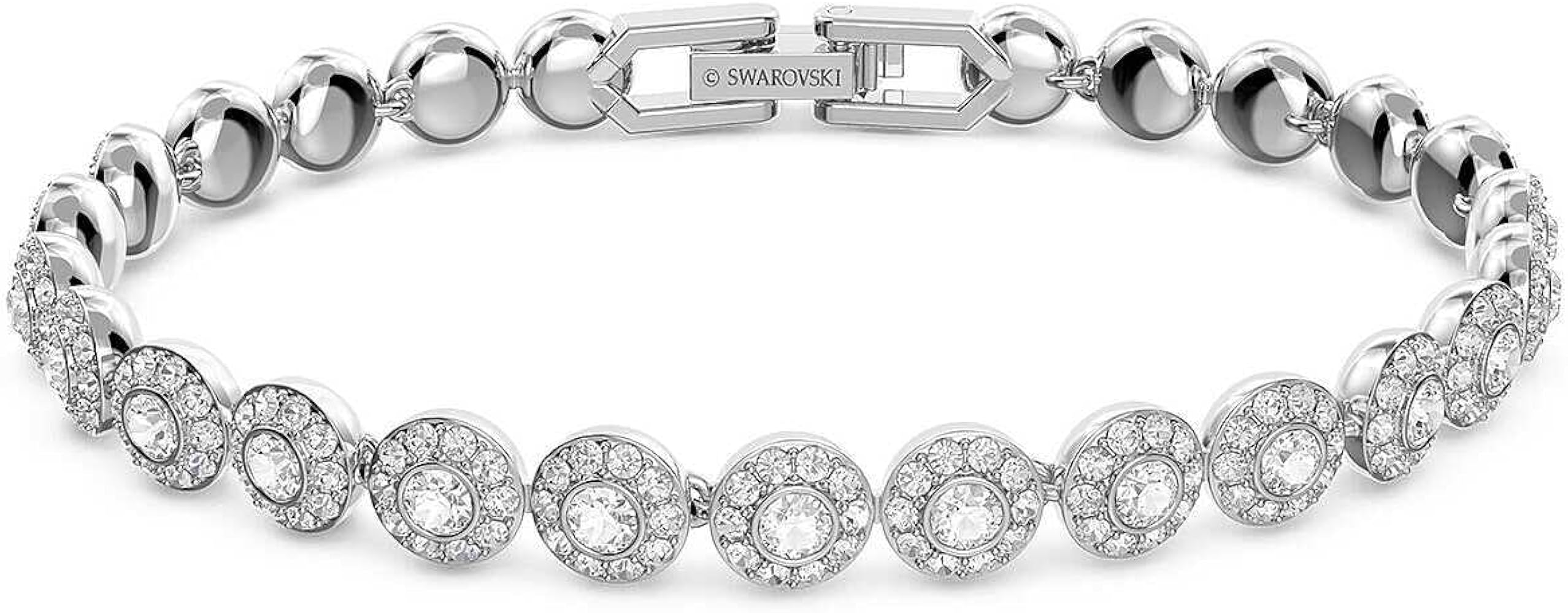 Amazon.com: Swarovski Una Angelic Bracelet with White Crystals on