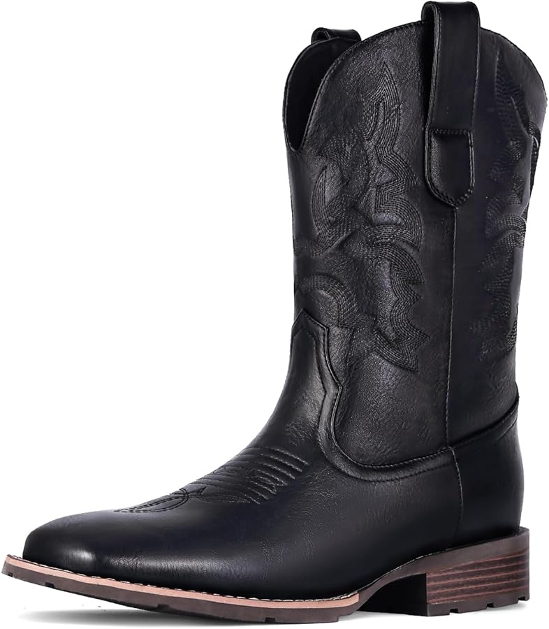 Amazon.com | Suokdil Cowboy Boots for Men - Men's Western Boots
