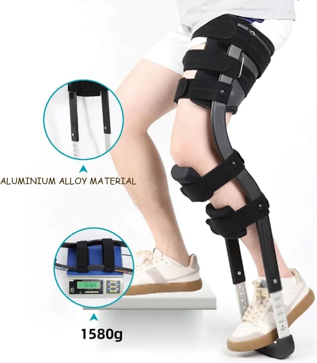 Amazon | ハンズフリー松葉杖 大人用松葉杖 滑り止め補助器具 歩行