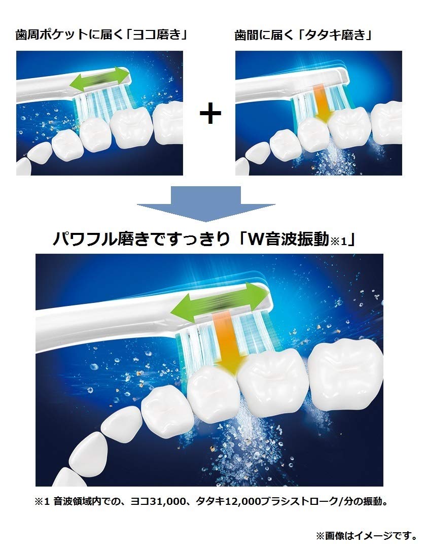 Amazon.co.jp: パナソニック 電動歯ブラシ ドルツ ピンク EW-CDP52-P