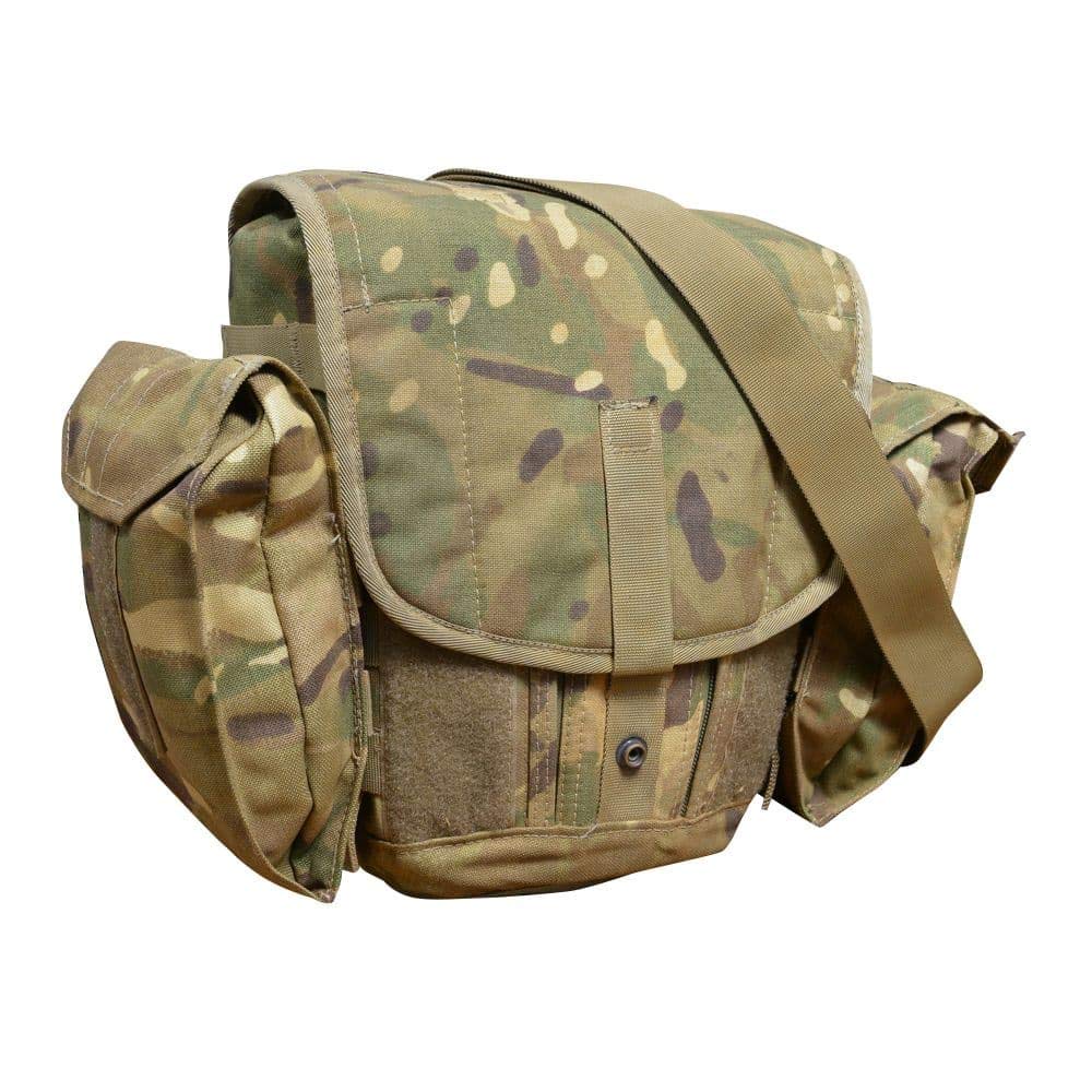 Amazon | イギリス軍放出品 ガスマスクバッグ MTP迷彩 | ダンプポーチ