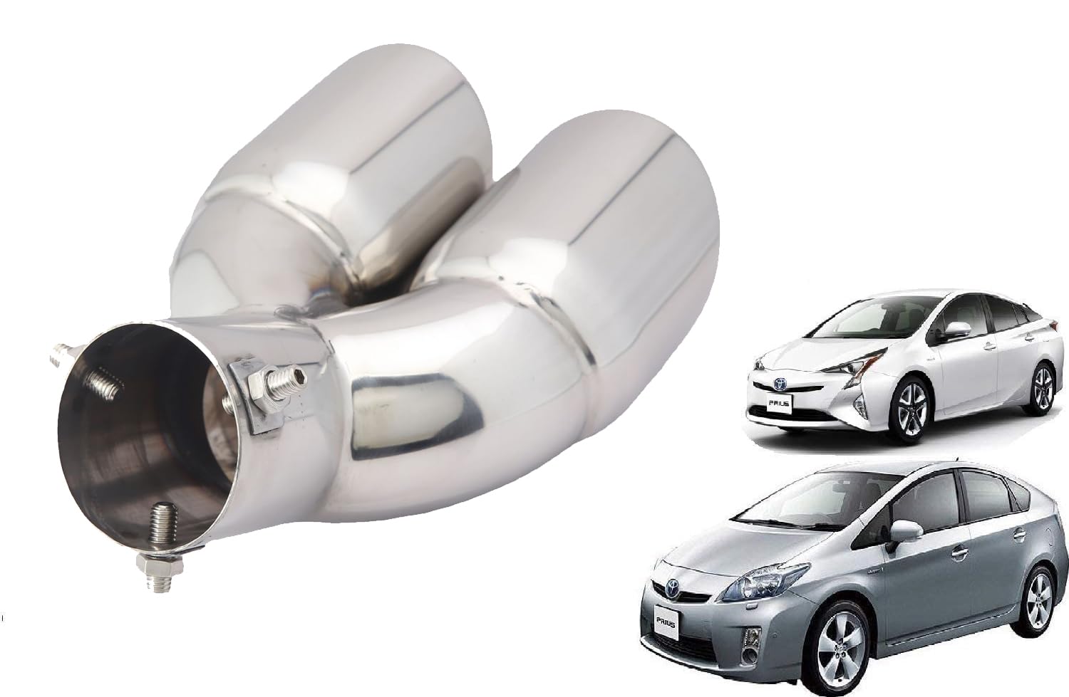 Amazon | Takelablaze プリウス専用 2本出しマフラーカッター TOYOTA