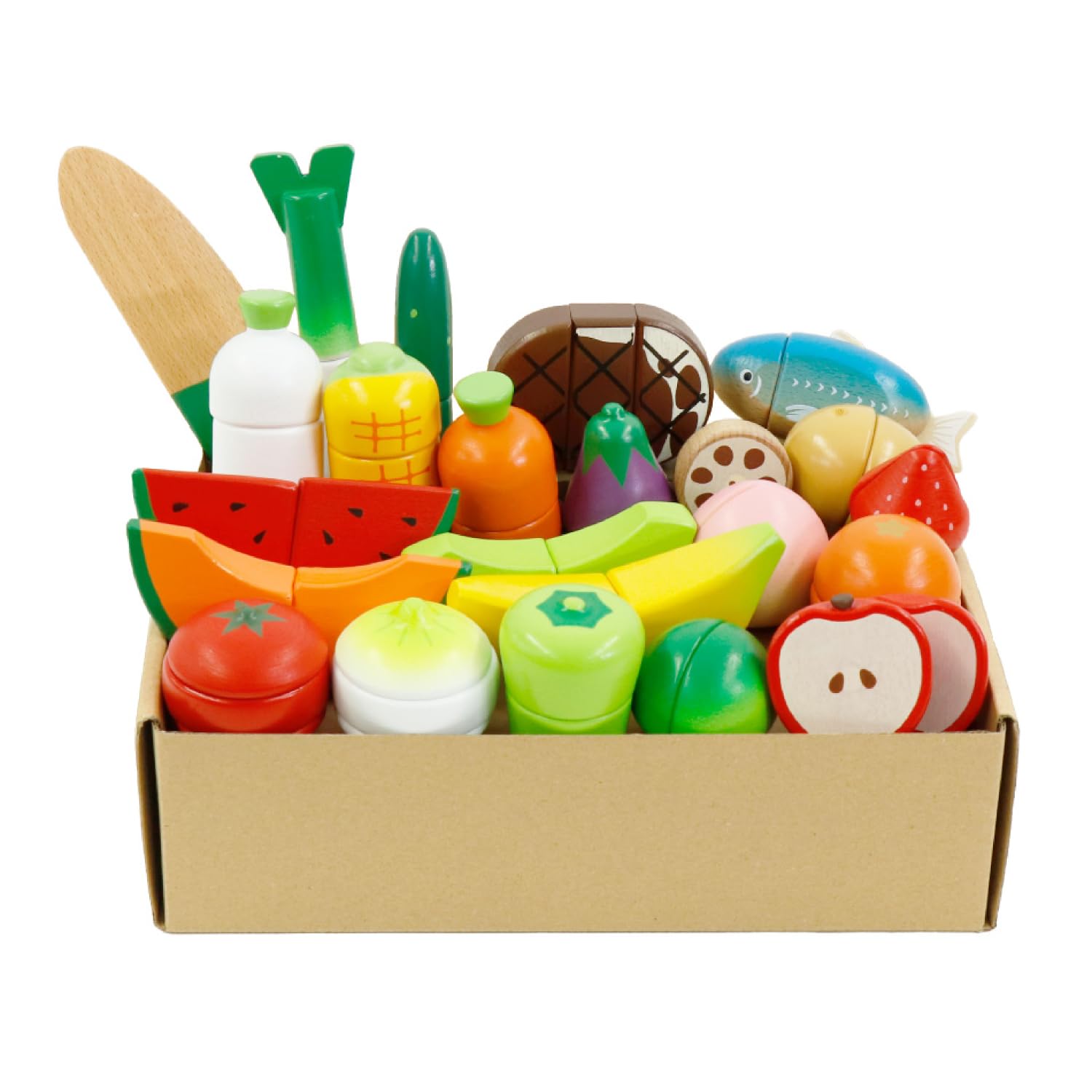 Amazon | 【ウッディプッディ直営限定品】はじめてのおままごと 食材