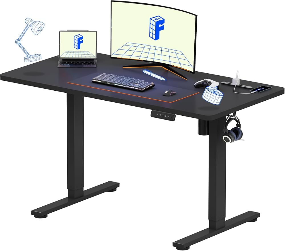 Amazon | FlexiSpot 電動昇降デスク EF1 Pro 在宅ワーク/オフィス用 高