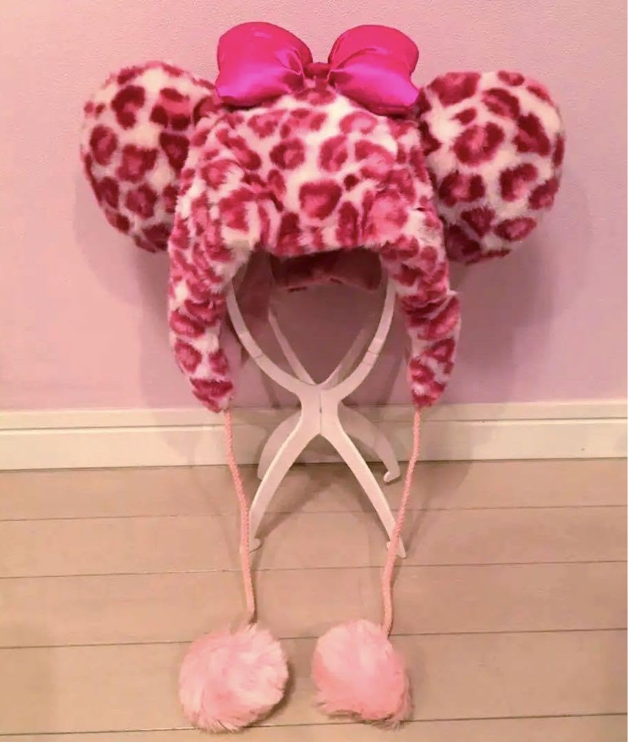 ディズニーランド ミニーカチューシャ ヒョウ柄 豹柄 ミニーちゃん TDL