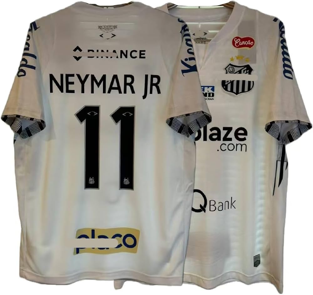 Amazon.co.jp: Neymar 2024-2025 Santos FC Soccer Uniform #11