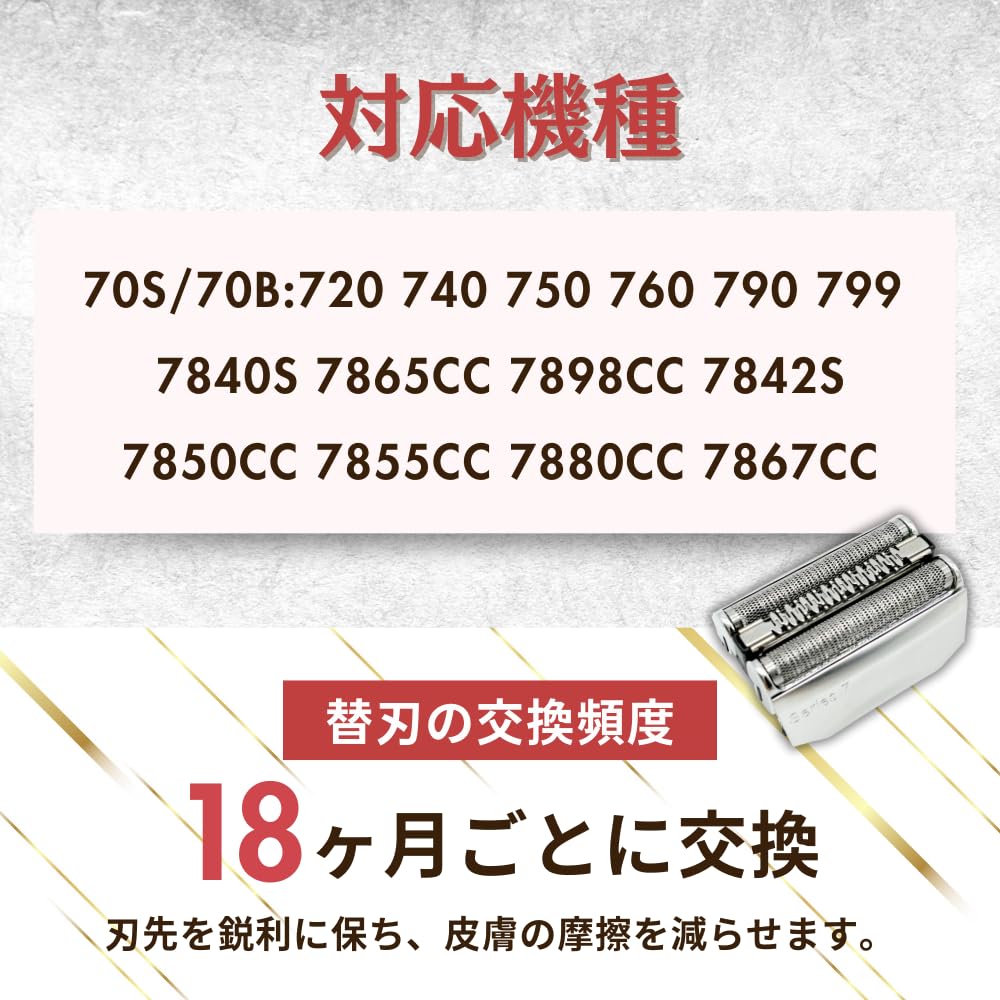 Amazon | ブラウン シリーズ7用 互換 替刃 s7 9000 電気シェーバー 網