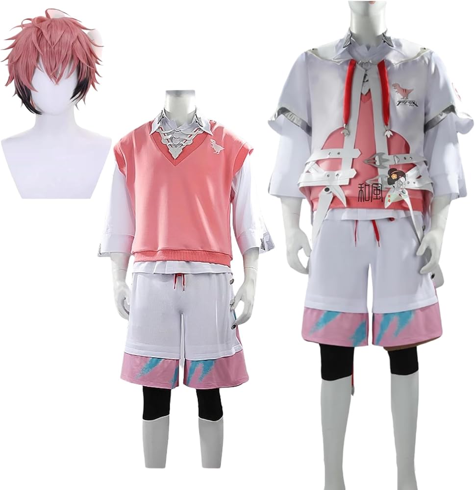 Amazon.co.jp: 和風アニメ工房 Vtuber 赤城ウェン 変身後 コスプレ衣装