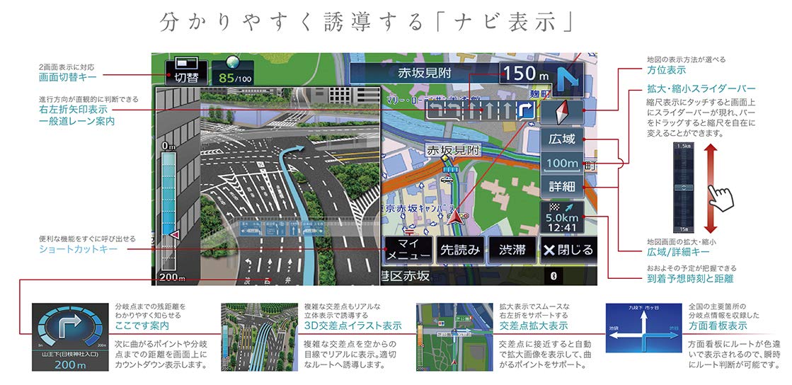 Amazon | KENWOOD ケンウッド カーナビ 7インチMDV-S706 彩速