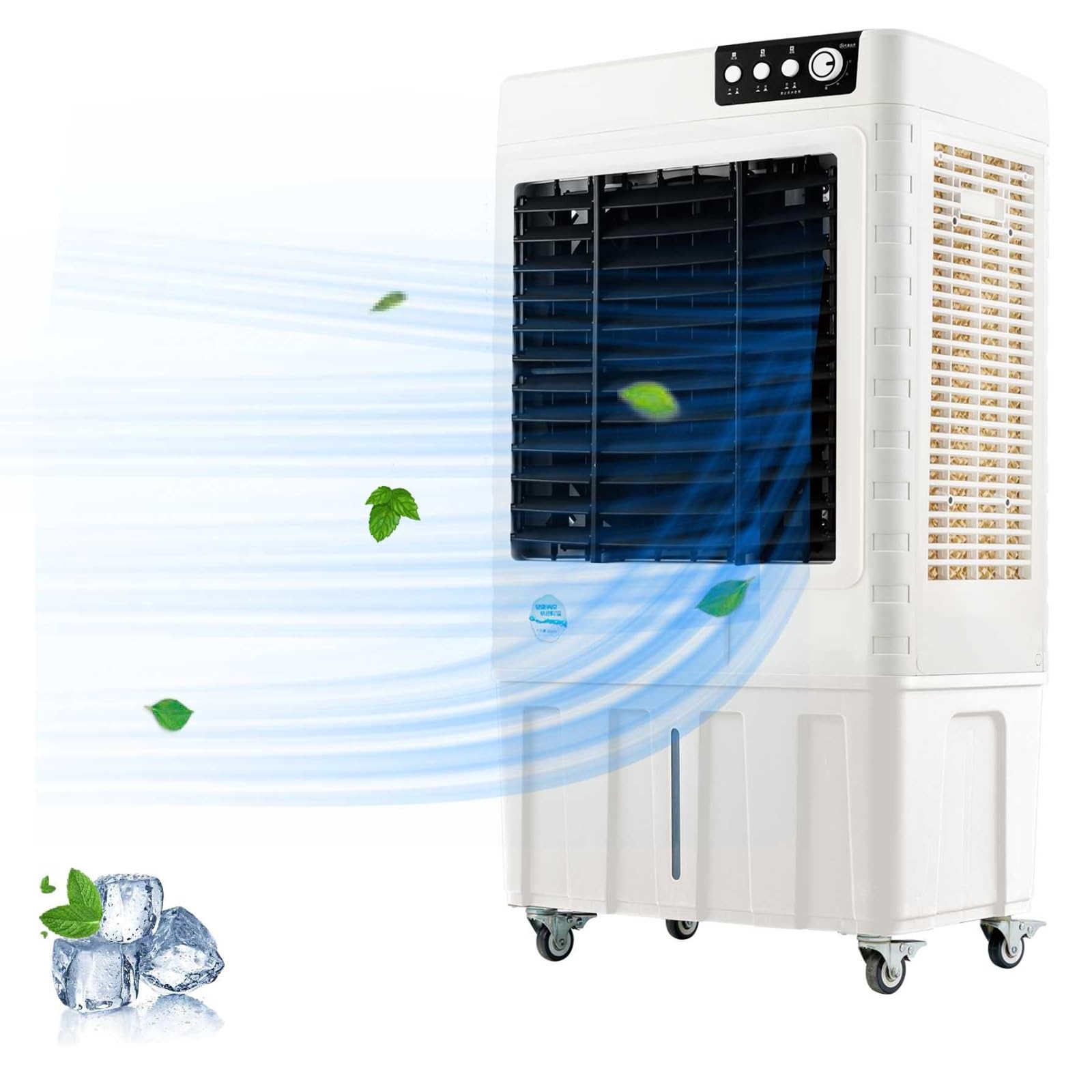 Amazon | ZAPJQL 業務用 大型冷風扇 冷風機 200W気化式送風機 風量