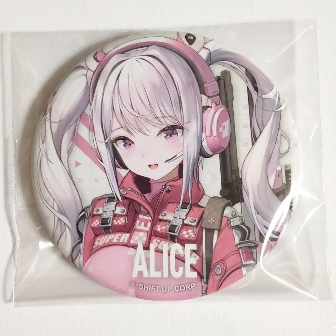 Amazon.co.jp: 勝利の女神NIKKE 缶バッジ アリス A ニケ メガニケ ITQO