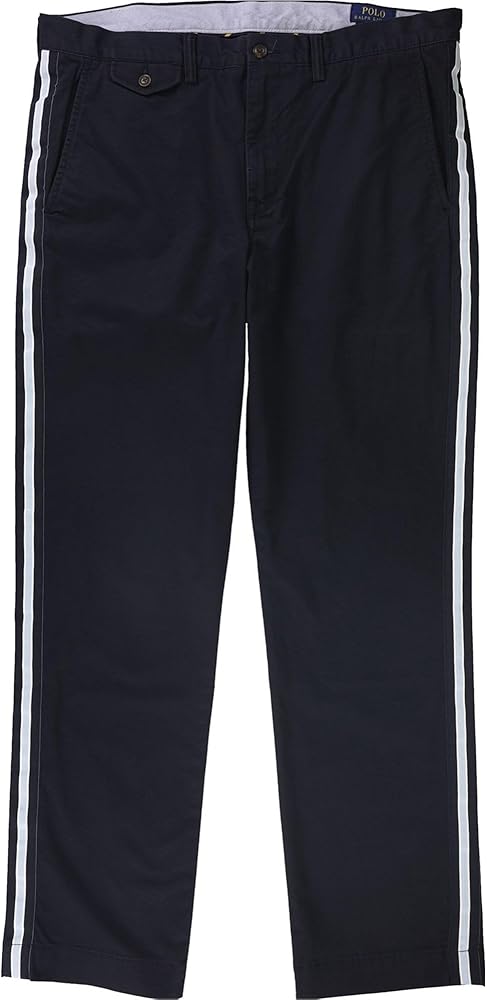 Ralph Lauren Mens Stretch Straight-Fit Casual Chino Pants, Blue