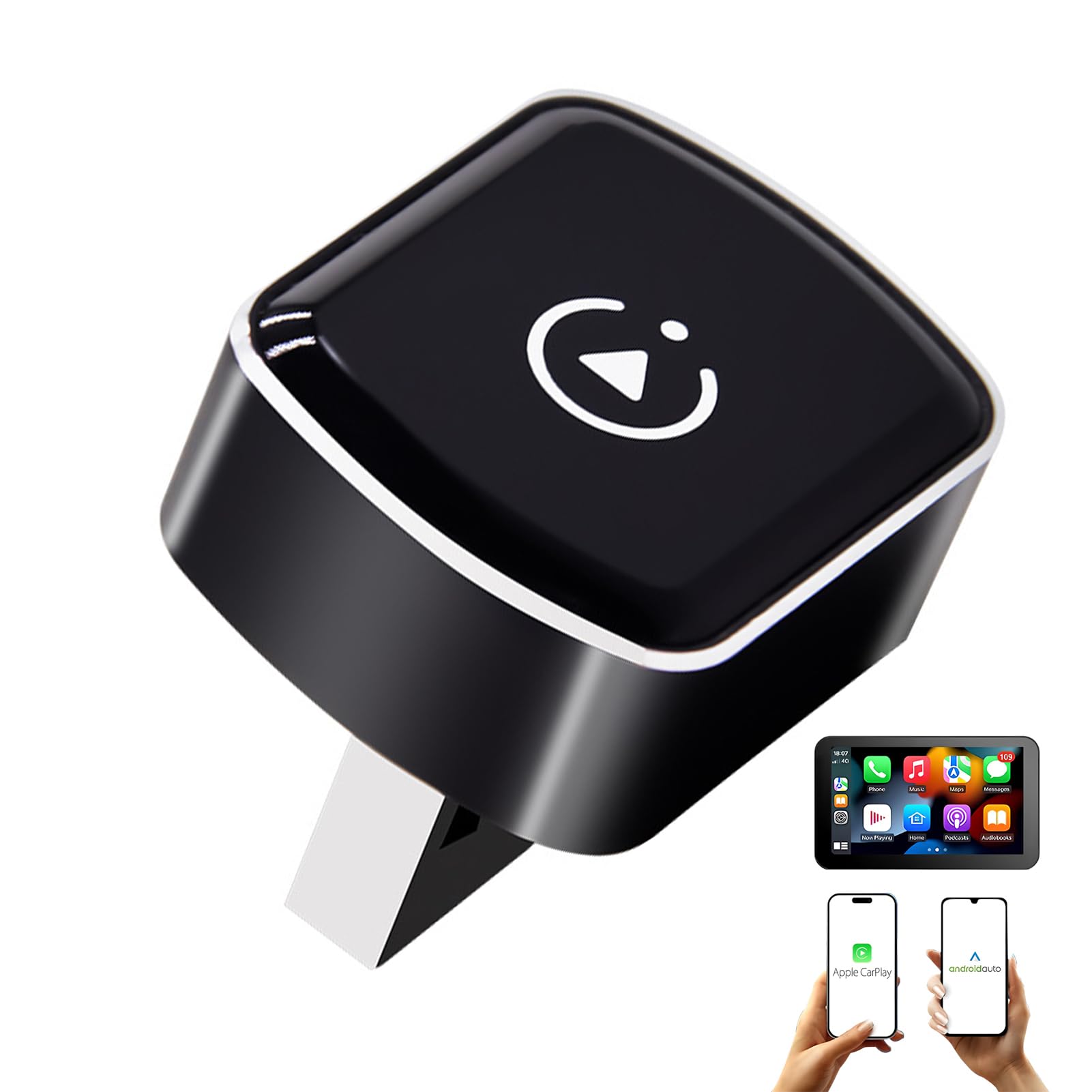 Amazon.co.jp: ワイヤレスCarPlay 2in1 CarPlay＆Android Auto