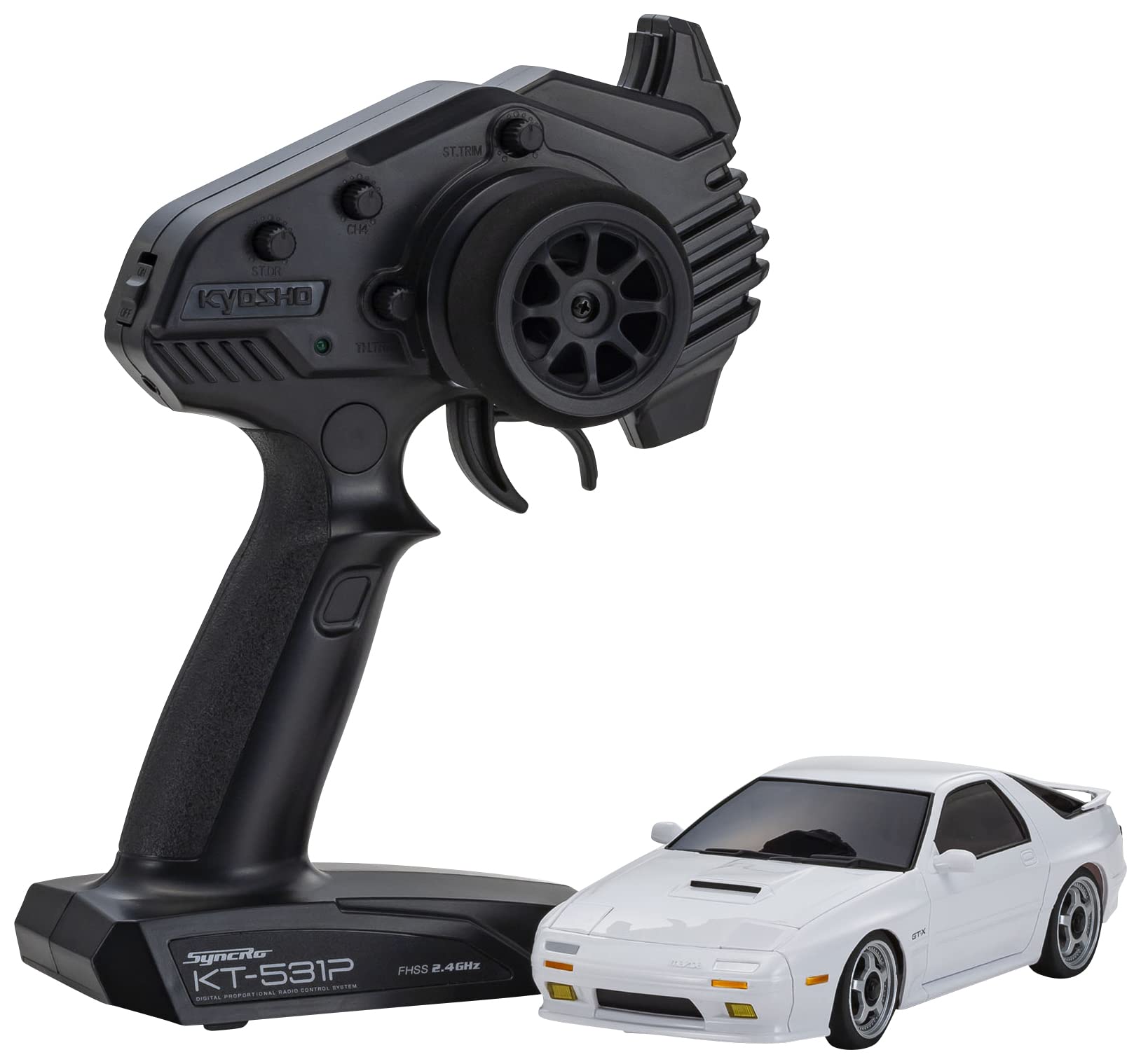 Amazon.com: Kyosho 32634W Minute AWD Mazda Savannah RX-7 FC3S