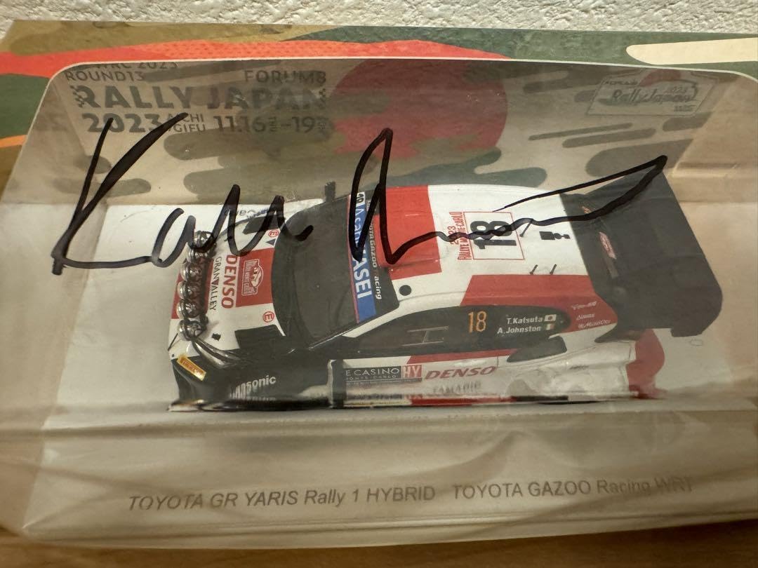 Amazon.co.jp: カッレロバンペラ直筆サイン入り1/43 GRヤリス ラリー