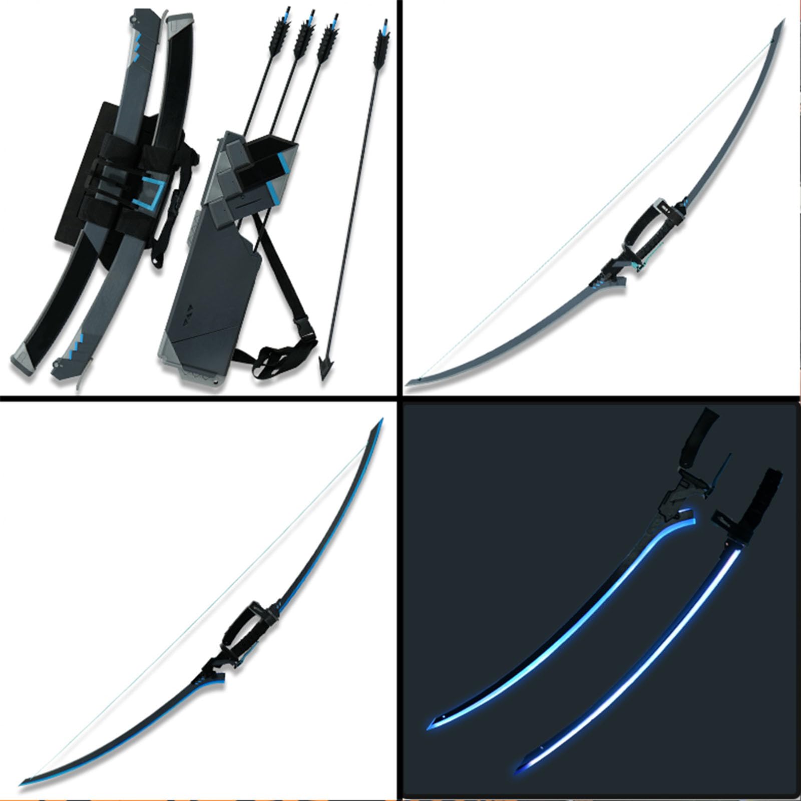 Amazon.co.jp: ゼンレスゾーンゼロ 浅羽悠真 コスプレ道具 弓 刀 剣