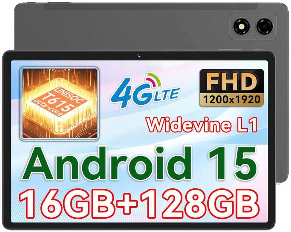 ☆現品限り☆ タブレット Android 15 10.1インチ 顔認証 Amazon.co.jp