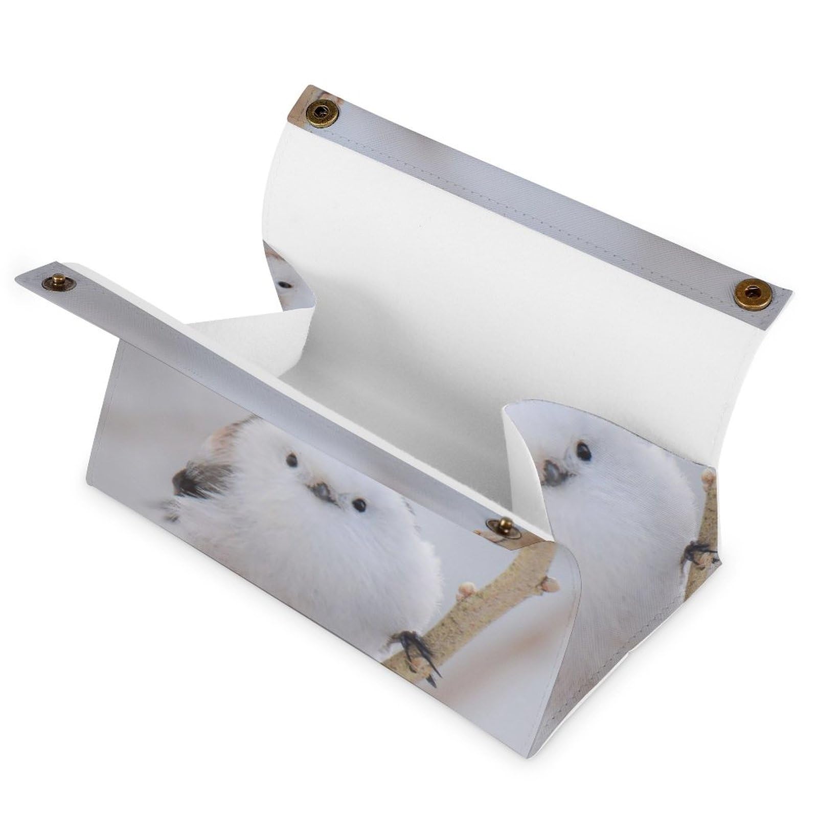 Amazon｜ティッシュケース シマエナガ 鳥柄 ティッシュボックス PU