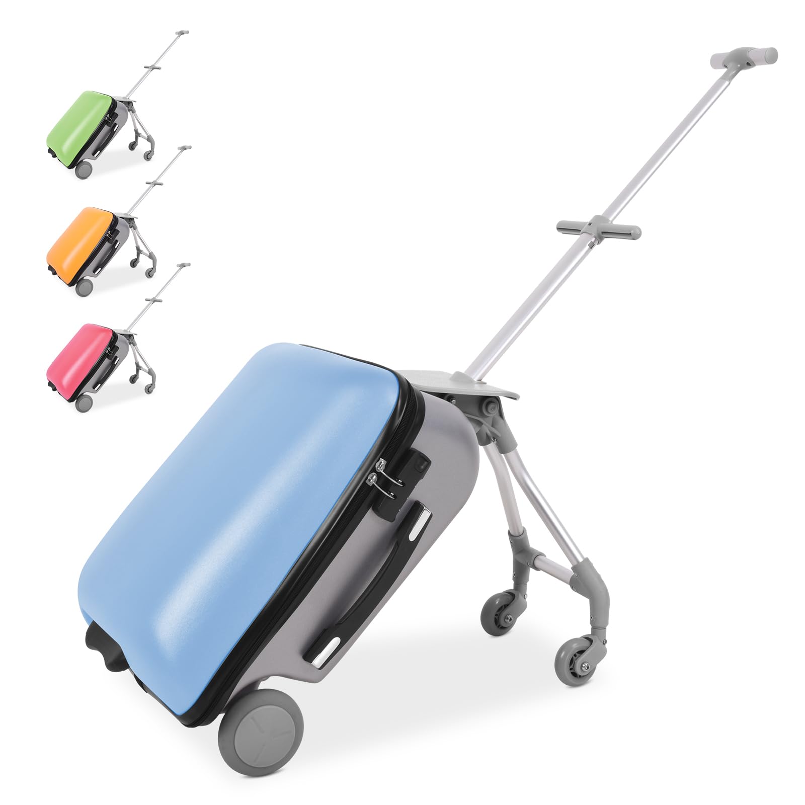 Amazon | [PulSpeed] 子供用スーツケース 乗れる 3WAY キッズ キャリー