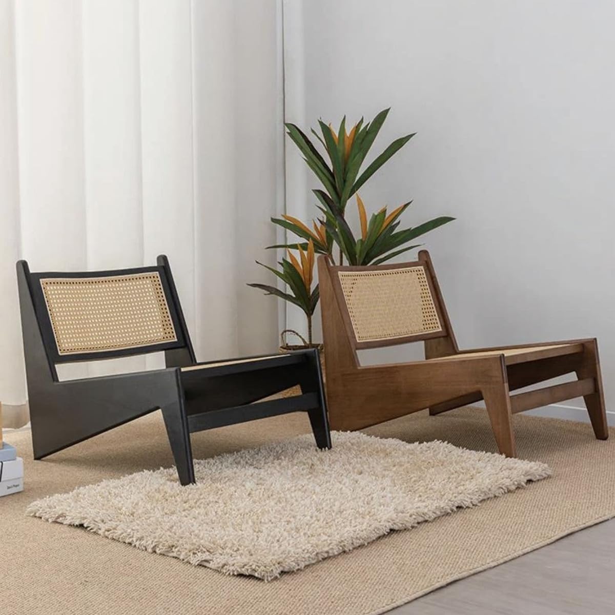 Amazon.co.jp: ラウンジチェア ラタンチェア 人掛け カウチ 椅子