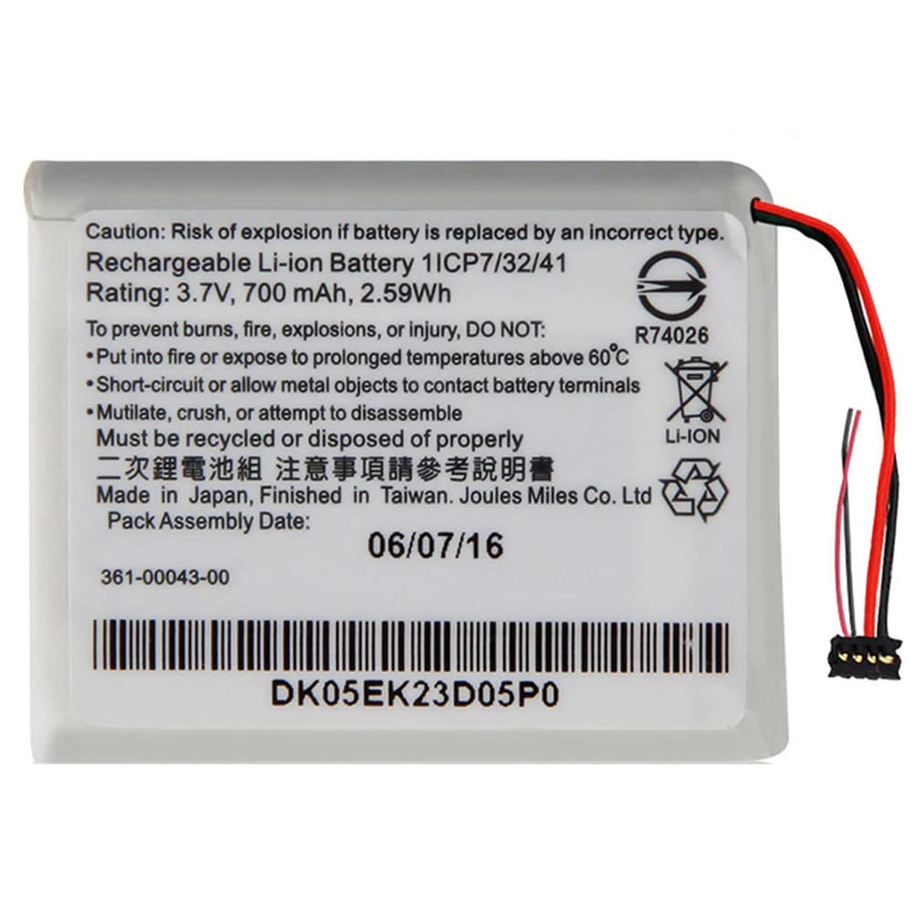Amazon | 互換 Garmin 361-00043-00 700mAh/2.59Wh 互換用の