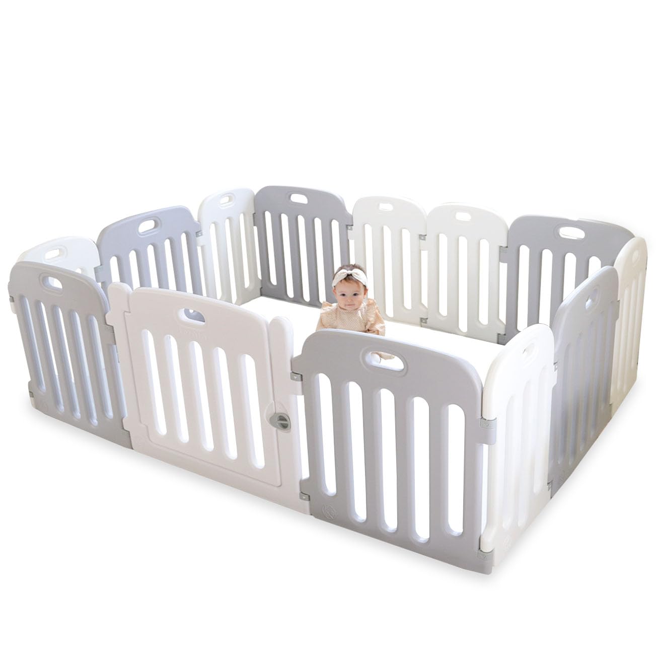 Amazon.co.jp: (ケラッタ) ベビーサークル 赤ちゃん 組み立て簡単 形の