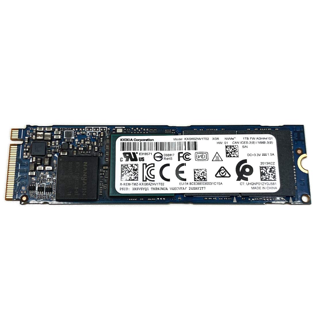 Amazon.com: Kioxia 1TB SSD XG6 M.2 2280 PCIe Gen3 x4 NVMe