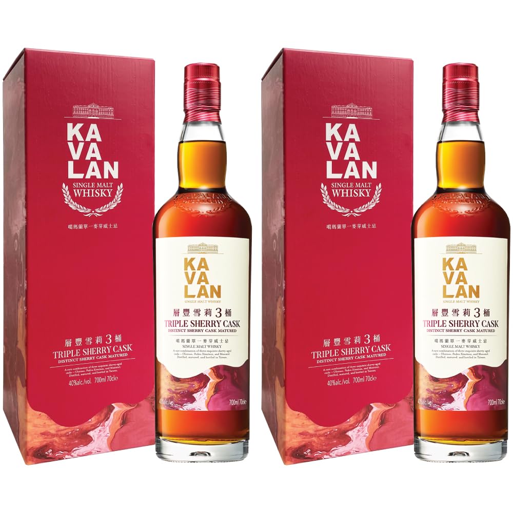Amazon.co.jp: カバラン トリプルシェリーカスク 700ml 2本セット