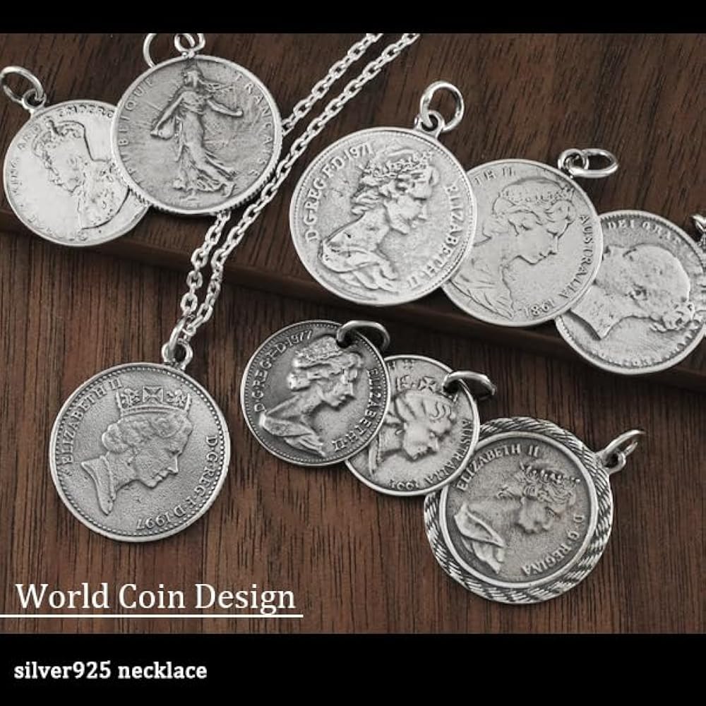 Amazon | [新宿銀の蔵] 選べる ワールド コイン シルバー925