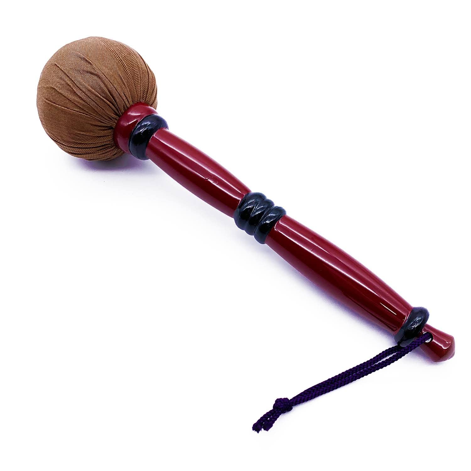 Amazon.co.jp: shingon.shop 銅鑼撥 どらばち（銅鑼桴）柄朱塗り