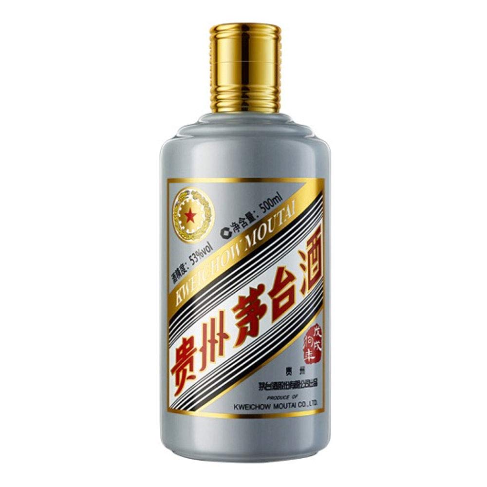 Amazon.co.jp: 貴州茅台酒 戌年ボトル アルコール53度500ml 2018年 箱