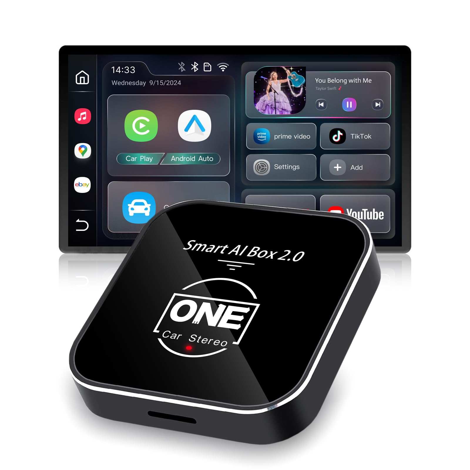 Amazon.com: 2026 Smart Ai Box 2.0 Wireless CarPlay Android Auto