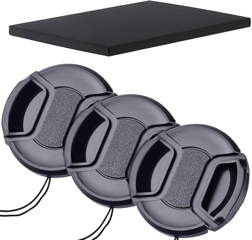 Amazon | 49mm レンズキャップ 3個セット インナー式ワンタッチレンズ
