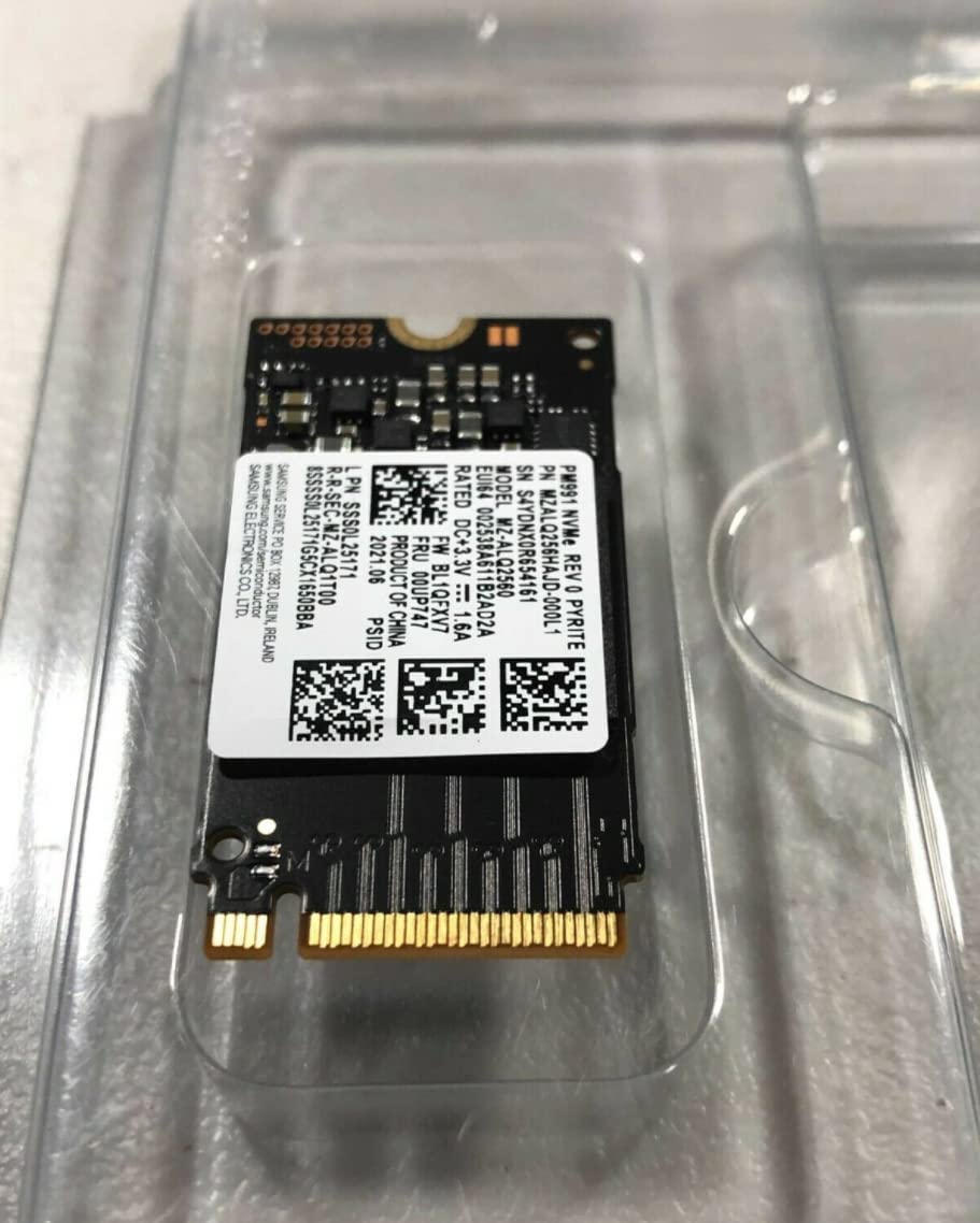 Samsung SSD 256GB PM991 M.2 2242 42 mm PCIe 3.0 x4 NVMe