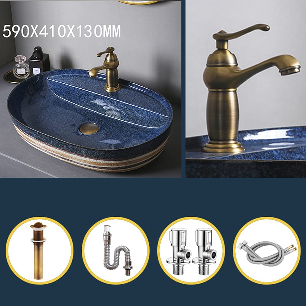 Amazon | 洗面ボール 陶器 おしゃれ 洗面ボール 洗面ボウルセット