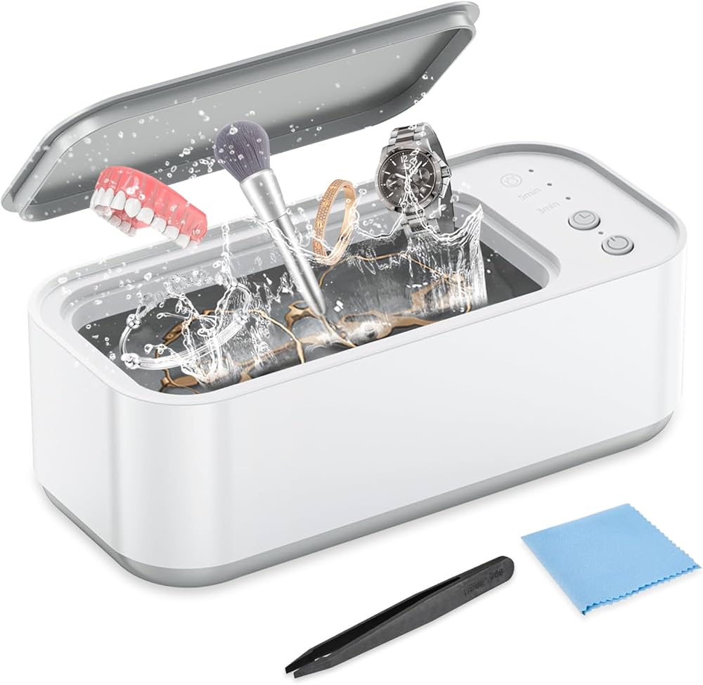 Amazon | 超音波洗浄機【2024年新登場】メガネ洗浄機 強力振動45000Hz