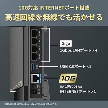 Amazon.co.jp: WXR9300BE6P/N Buffalo WiFi Router Wireless LAN Wi-Fi