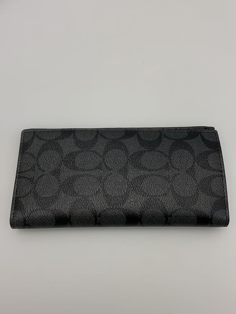 Amazon | [COACH] コーチ 長財布 シグネチャー柄 スリム ブレスト