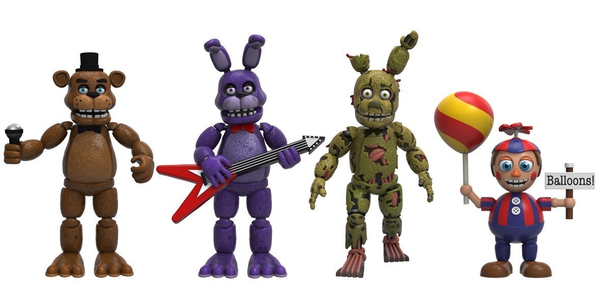 Amazon | FIVE NIGHTS AT FREDDY'S 2 FIGURE 4PK PACK2 | フィギュア