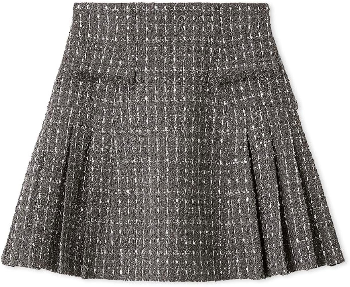 Amazon.co.jp: [スナイデル] サイドプリーツツイードミニスカート