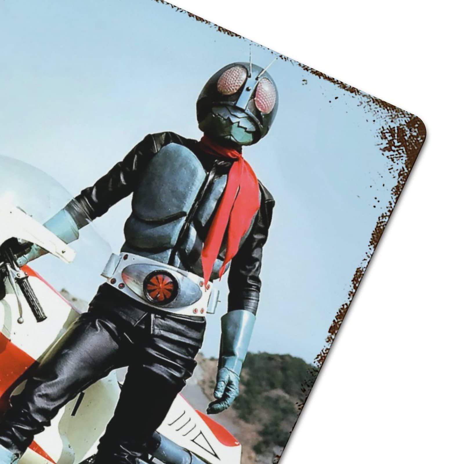 Amazon.co.jp: 仮面ライダー1号 ブリキの看板 ヴィンテージ風 金属の